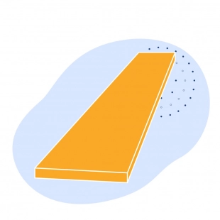Бронзовая полоса 1.3 мм БрБ2 ГОСТ 1789-2013