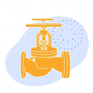 Чугунный клапан запорный сальниковый муфтовый Ду 40 мм Ру 16 кгс/см2 ГОСТ 9697-87