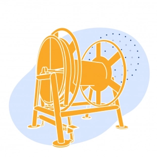 Вьюшка судовая 750x1350 мм из стали