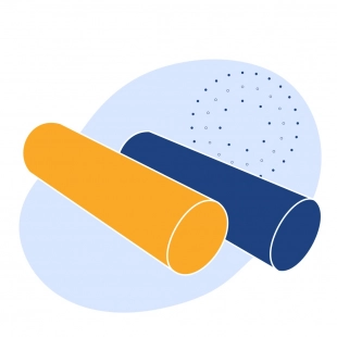 Текстолит стержневой 18x500 мм ГОСТ 5385-74