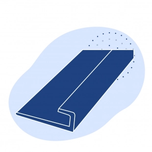 L-образный профиль стальной 180х110х10 мм СТ0 ГОСТ 8510-86