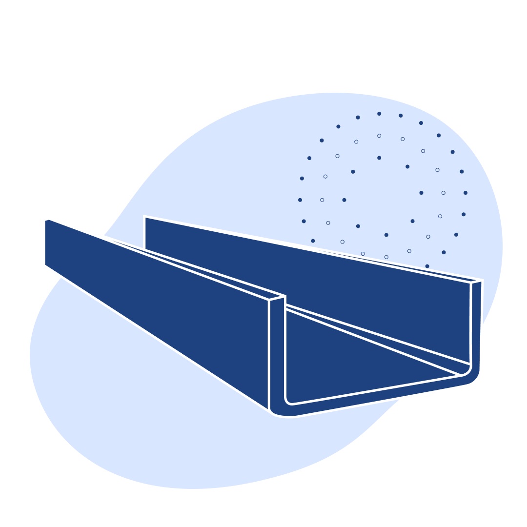 Швеллер стальной гнутый равнополочный 206х75х6 мм Ст3сп ГОСТ 8278-83