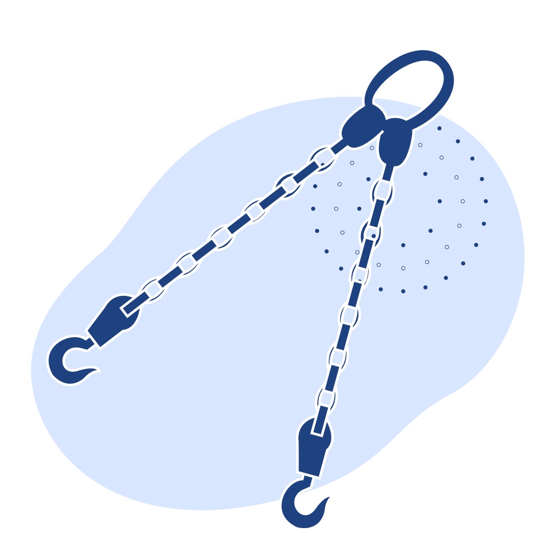 Строп цепной 2сц 8 м 4.25 т